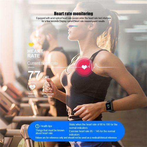 116 Plus smart watch heart rate and blood pressure monitor for men, women and children