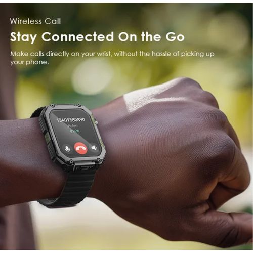 Oraimo Watch Nova V 2.01" HD Video Watch Faces BT Call Quick Reply Health Monitor Smart Watch