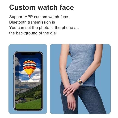 T500 1.54 inch High Defination Color Screen with Heart Rate and Blood Pressure,IP67 Waterproof Smartwatch (Pink/Gold)