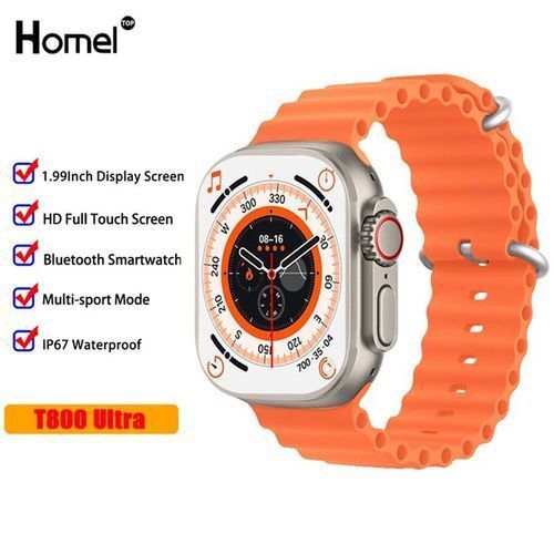 T800 Smart Watch 49mm 2024 New NFC Men Women GPS Track Bluetooth Call BT Music Games Wireless Charging Smartwatch