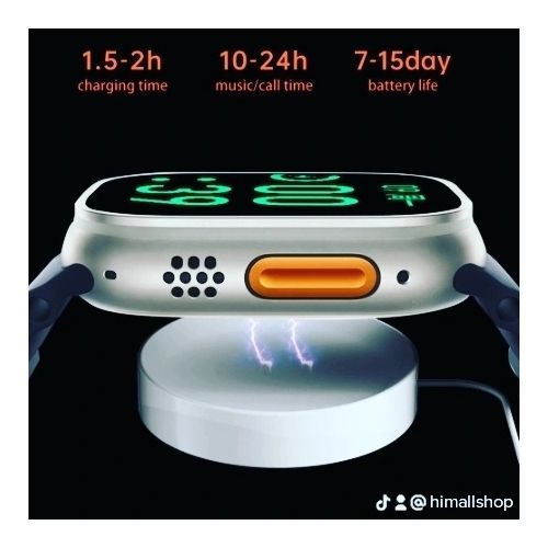 T800 Smart Watch 49mm 2024 New NFC Men Women GPS Track Bluetooth Call BT Music Games Wireless Charging Smartwatch