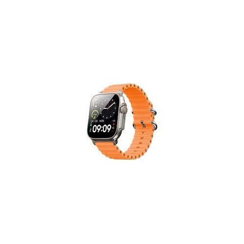 Ultra T800 8 Series Big 1.9inch Display Smart Watch with Bluetooth Calling, Voice Assistant &123 Sports Modes, 8 Unique UI Interactions, SpO2, 24/7 Heart Rate Tracking (Orange)