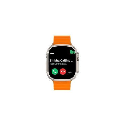 Ultra T800 8 Series Big 1.9inch Display Smart Watch with Bluetooth Calling, Voice Assistant &123 Sports Modes, 8 Unique UI Interactions, SpO2, 24/7 Heart Rate Tracking (Orange)