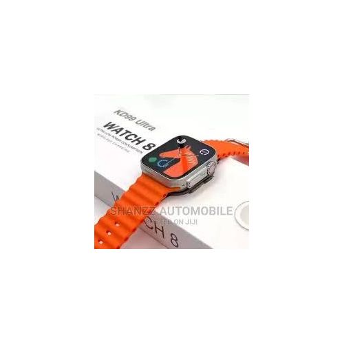Ultra T800 8 Series Big 1.9inch Display Smart Watch with Bluetooth Calling, Voice Assistant &123 Sports Modes, 8 Unique UI Interactions, SpO2, 24/7 Heart Rate Tracking (Orange)