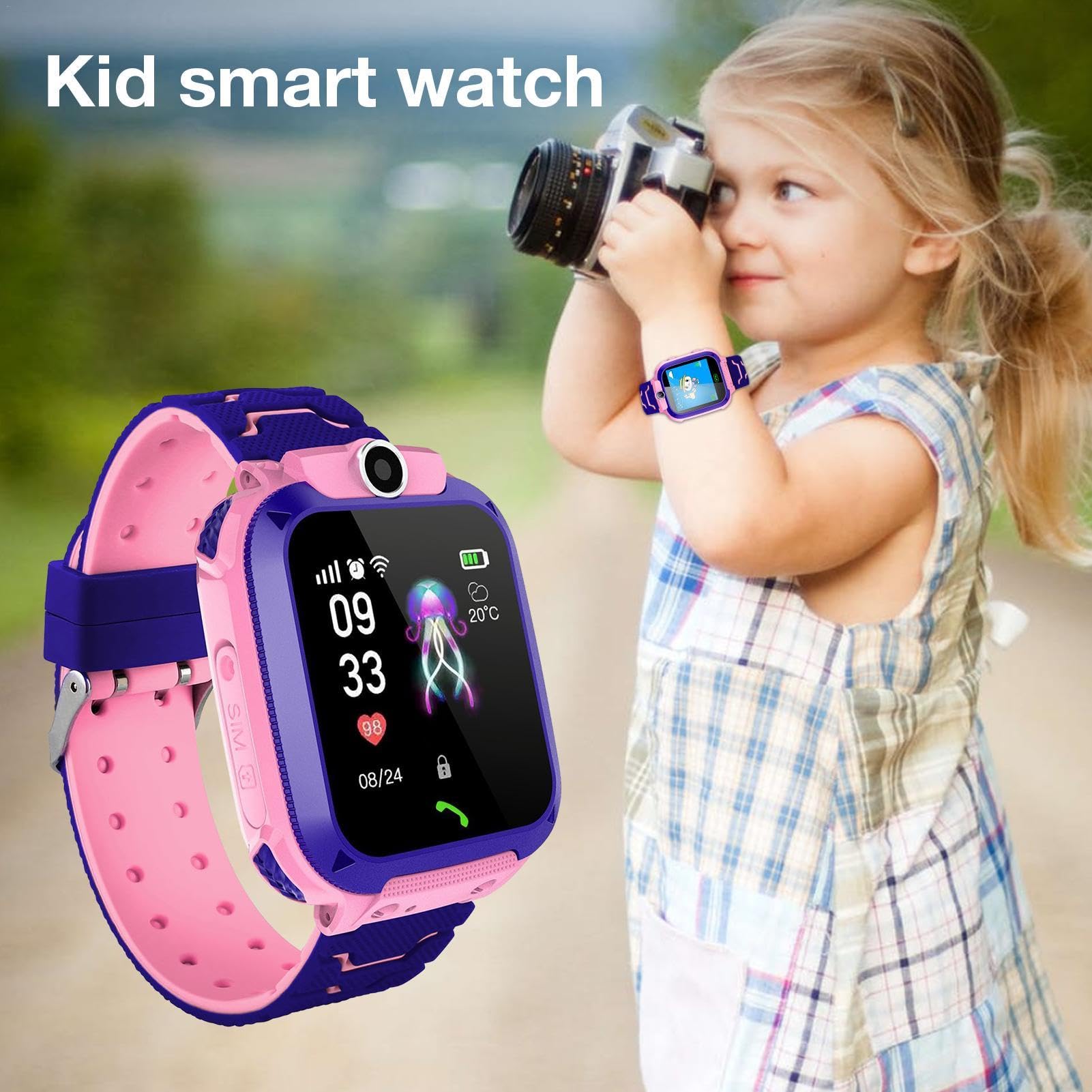 Smart 2030 Share this product Shipped from abroad Fashion Children's SmartWatch SimCard Positioning Tracker Waterproof