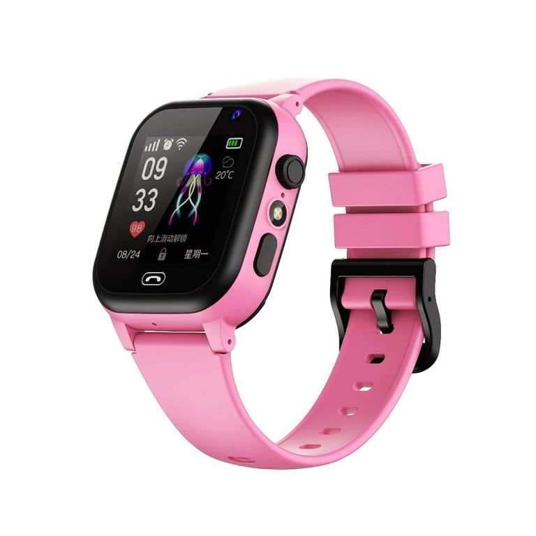 Children Smartwatch Boys Girls Camera Gps Answer Call Electronic Life Waterproof Smart Watches Support 2g Montre Enfant (Smart2023 C005 - Pink)