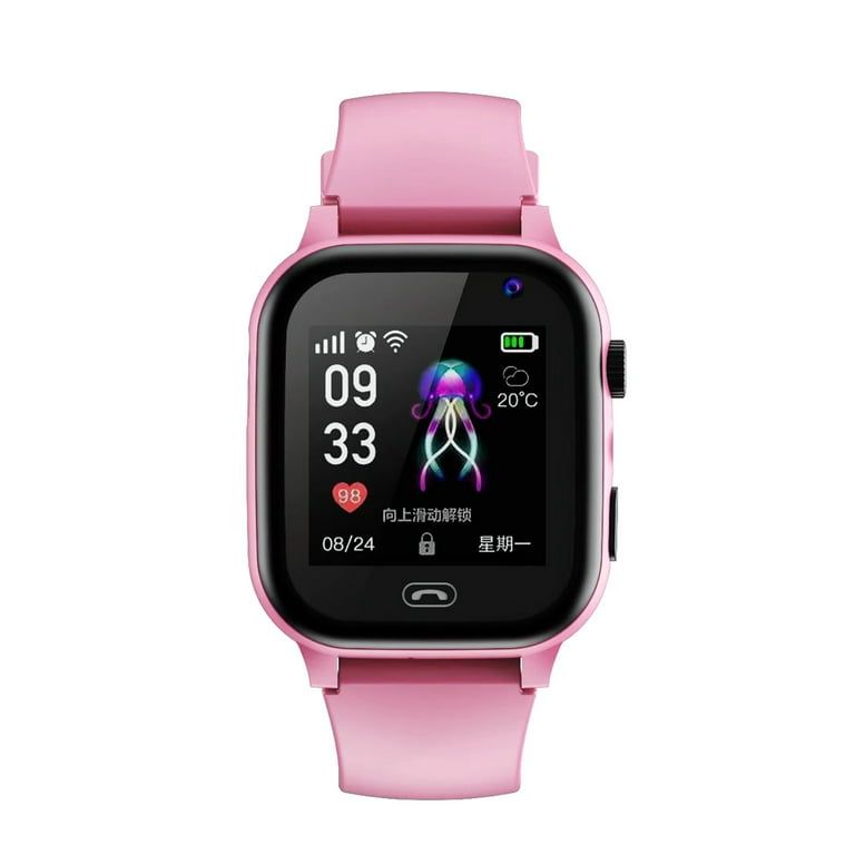 Children Smartwatch Boys Girls Camera Gps Answer Call Electronic Life Waterproof Smart Watches Support 2g Montre Enfant (Smart2023 C005 - Pink)
