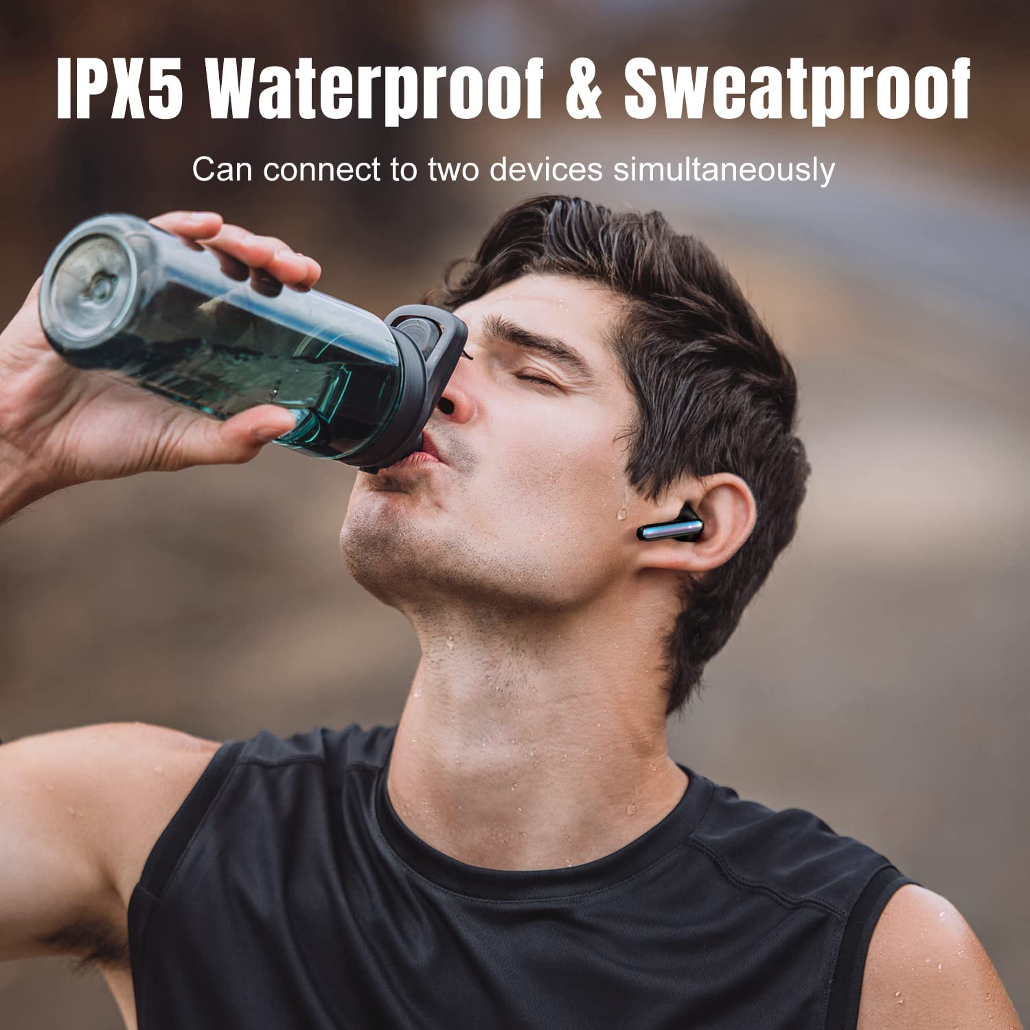 Tecno Sonic 1 ENC Noise Cancellation,Imersive Sound,50Hr Playtime With Audpub App,Wireless Earbuds