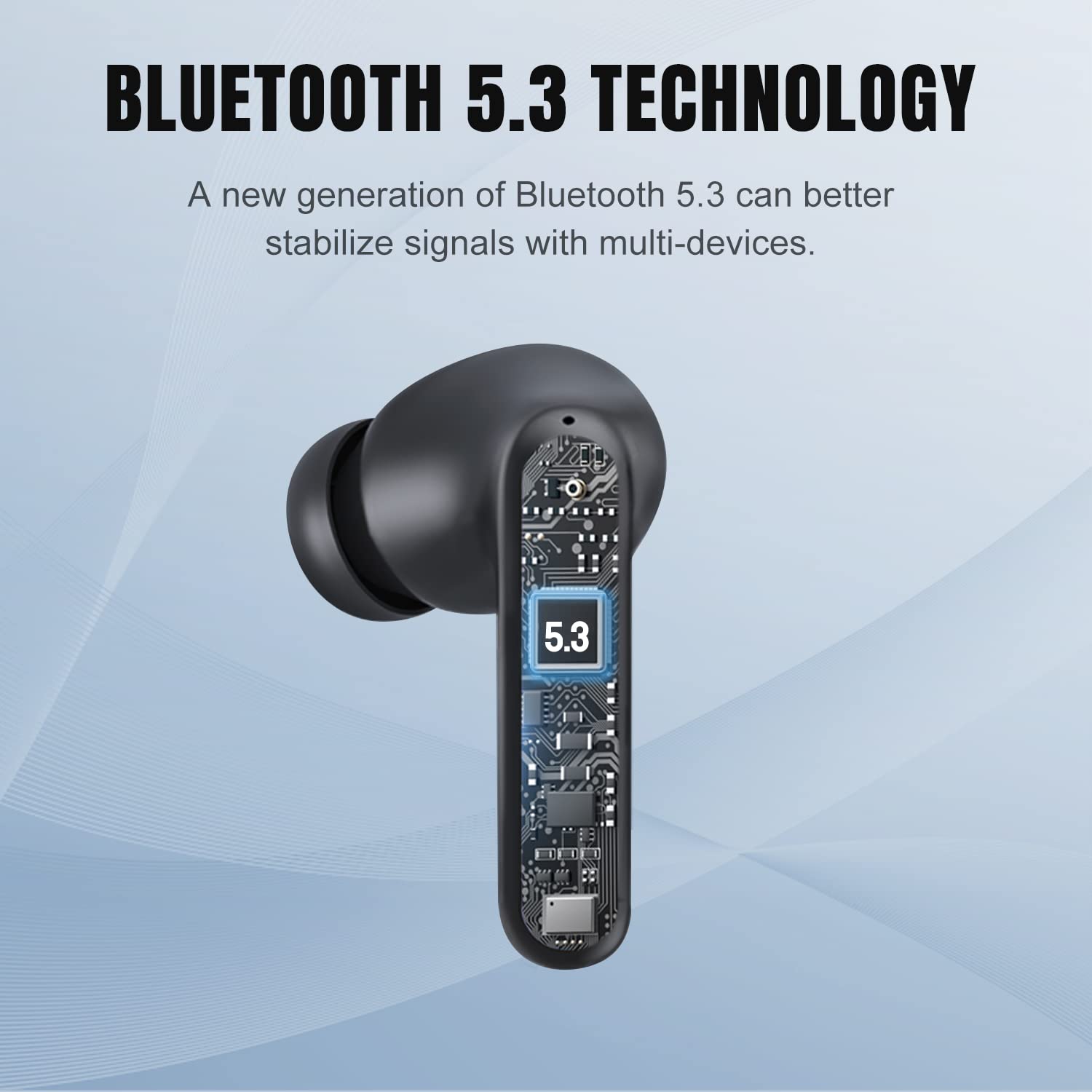 Tecno Sonic 1 ENC Noise Cancellation,Imersive Sound,50Hr Playtime With Audpub App,Wireless Earbuds