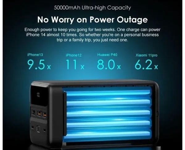 Oraimo PowerBox 500 OPB-P500QN 50000 mAh 22.5W Power Bank