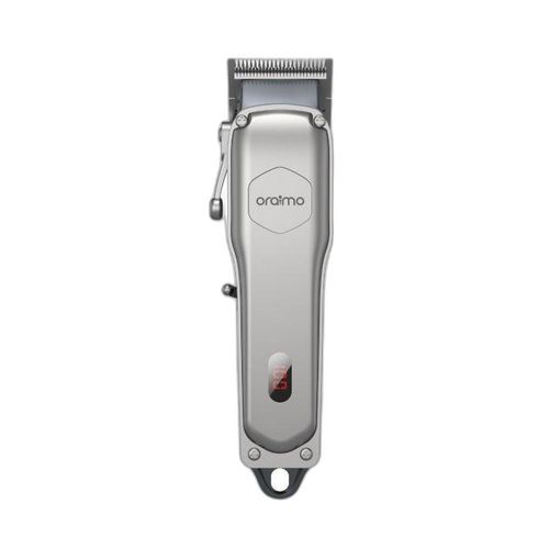 Oraimo Mens Hair Clipper Cordless Rechargeable Clippers Hair Trimmer For Men Professional Barbers Grooming Kit,150-Min Working Time With Led Display (Silver), Battery Powered