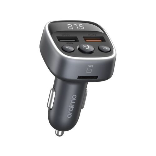 Oraimo Boulevard 18W Super Fast Dual Car Charger Wireless Bluetooth Car Modulator Adapter OCD-32D