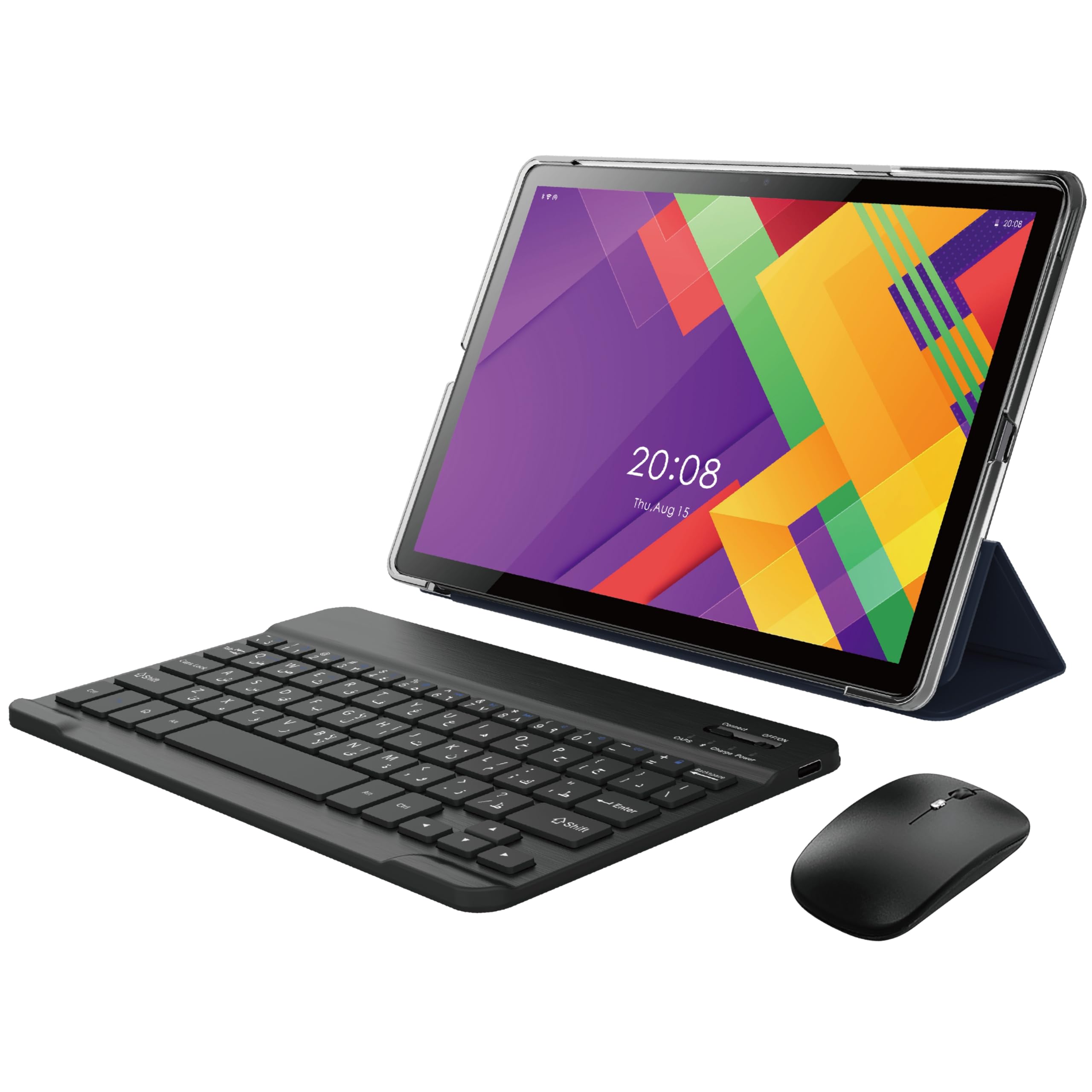 Oteeto TAB 11 Pro Tablet/10.1 Inch IPS LCD/8GB RAM + 512 GB ROM/5G Network/6000 mAh/8MP Front + 13MP Rear Camera/Octa Core 1.3GHz/Android 13/Includes Keyboard,Touch Pen,Mouse (Gray)