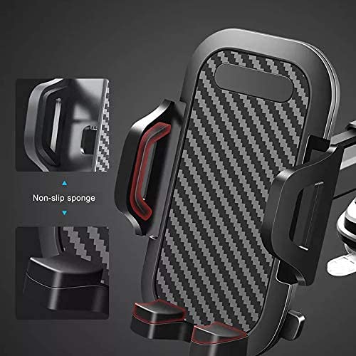 Car Phone Holder, Phone Mount For Car, Strong Grip Suction Cup 360°Rotation Car Cradle Smartphone Mount For Dashboard Windscreen, Universal Handsfree Stand, Compatible with iPhone Samsung