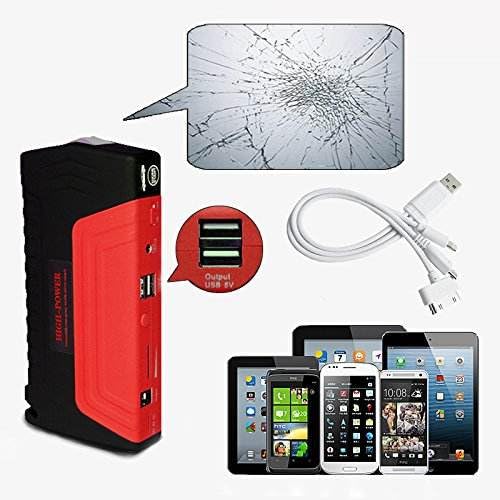 AR Mall Jump Starter Power Bank 50800mAh Tire Inflator Jump Power Booster Battery Savior 12V Multi-Function Jump Starter Booster Emergency Booster Car Charger Jump Start with Air Compressor