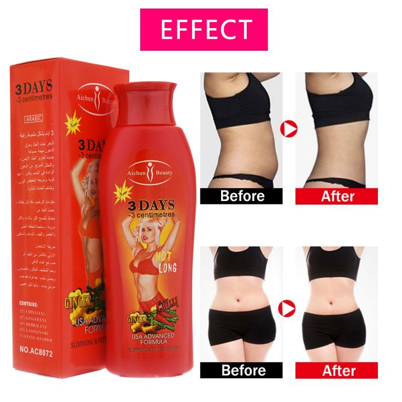 Aichun Beauty Hot Long Chilli Ginger Slimming Cream Reduce Tummy- 200ml.