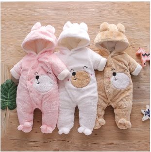 Fashion Warm Baby Rompers - Unisex & Very Warm With Fleece