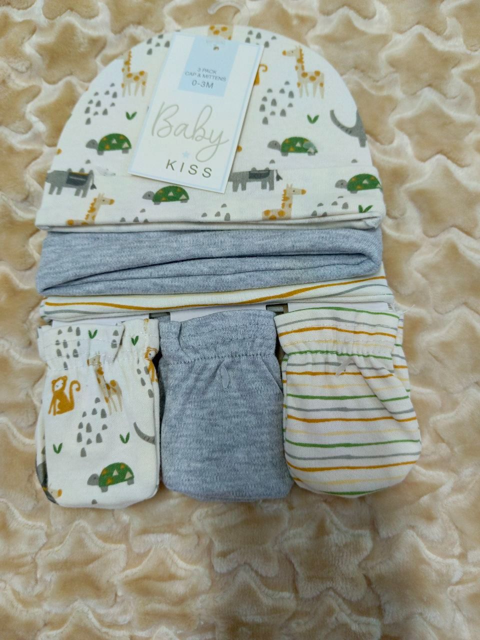 3 Baby Hats with Mittens – Soft, Comfortable, and Adorable Matching Sets for Newborns and Infants