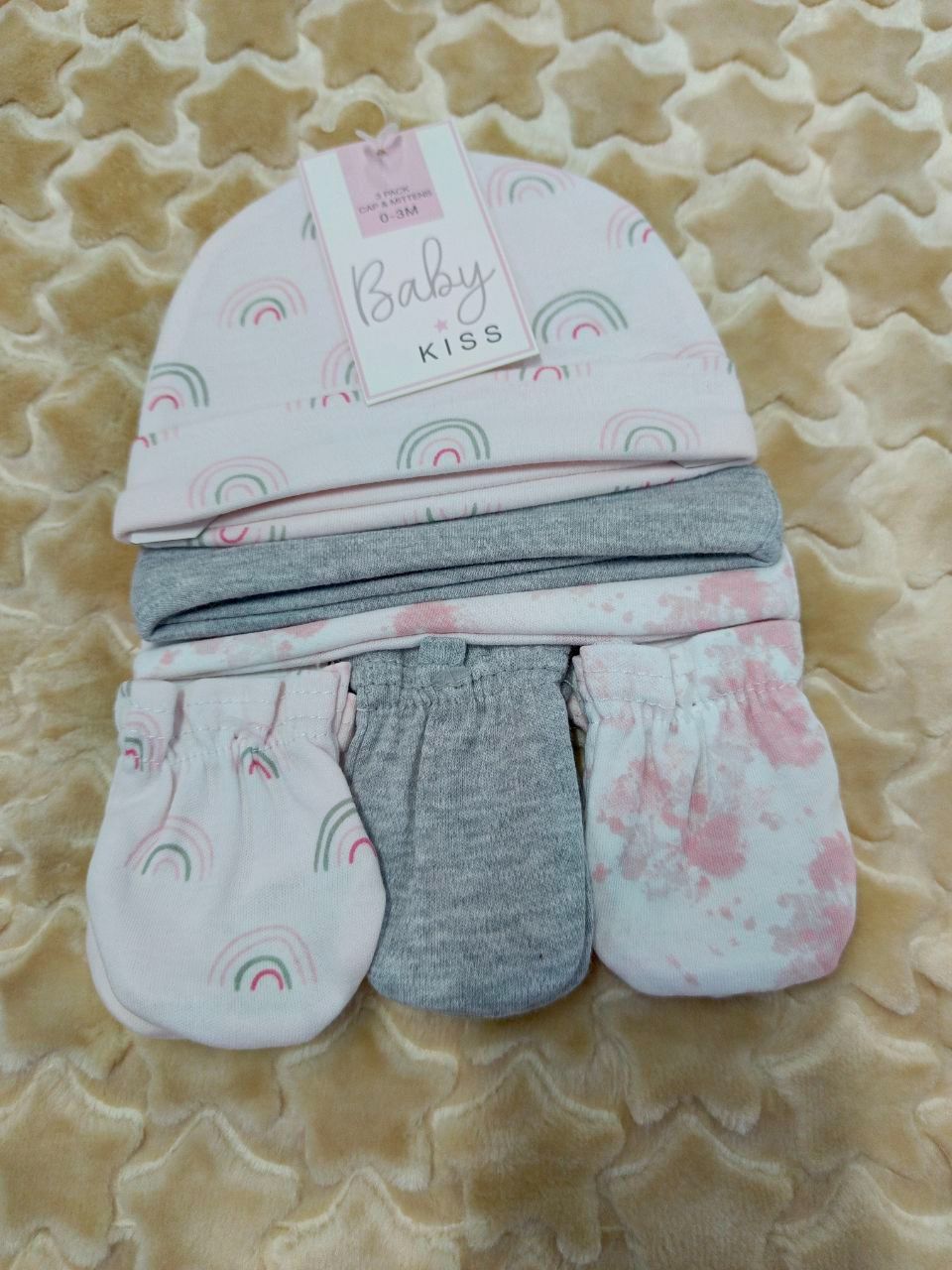 3 Baby Hats with Mittens – Soft, Comfortable, and Adorable Matching Sets for Newborns and Infants