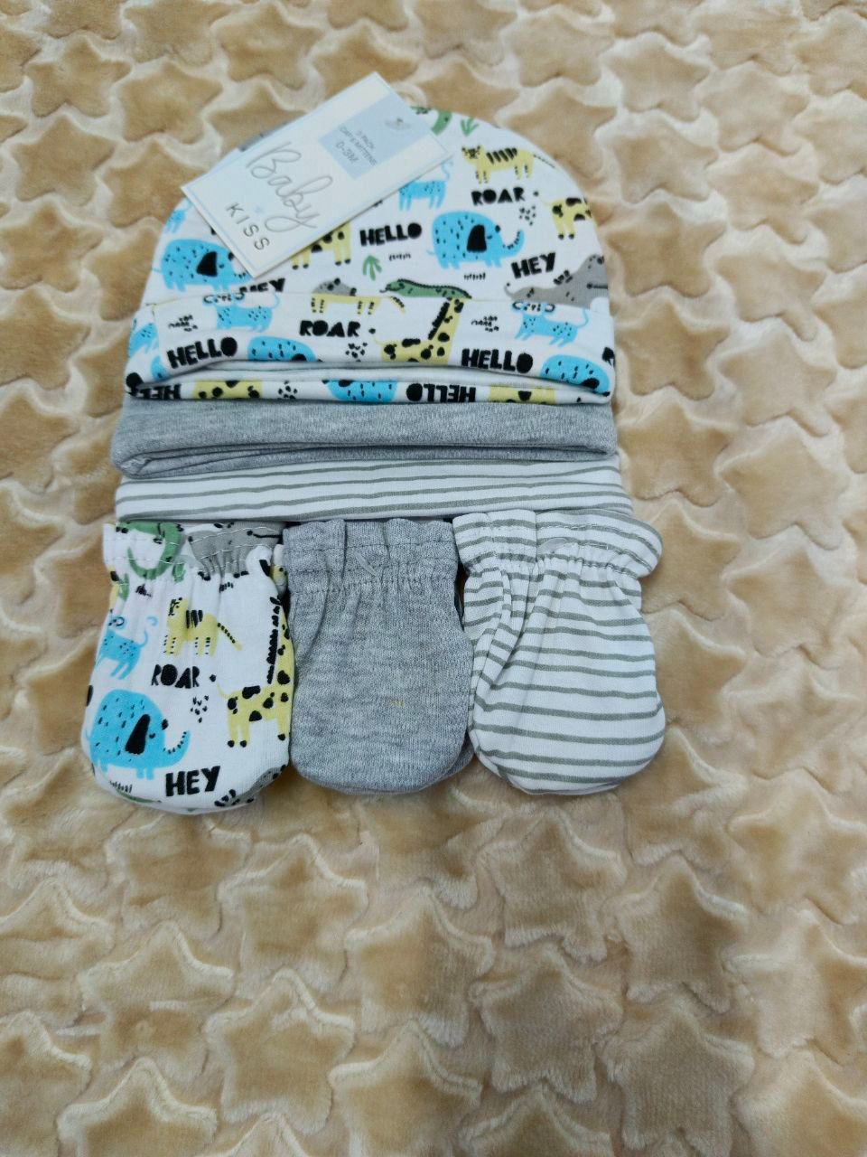 3 Baby Hats with Mittens – Soft, Comfortable, and Adorable Matching Sets for Newborns and Infants