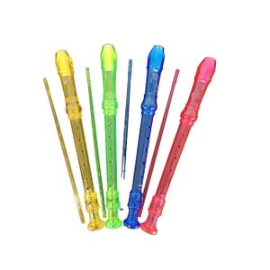 Plastic Recorder 6-Hole Mini Orchestra Musical Instrument - Perfect for Students, Beginners, and Kids
