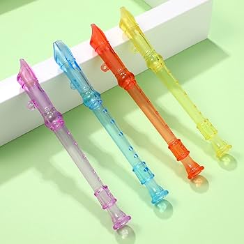 Plastic Recorder 6-Hole Mini Orchestra Musical Instrument - Perfect for Students, Beginners, and Kids