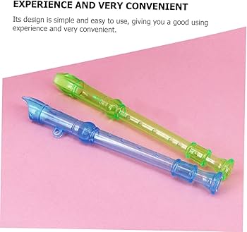 Plastic Recorder 6-Hole Mini Orchestra Musical Instrument - Perfect for Students, Beginners, and Kids