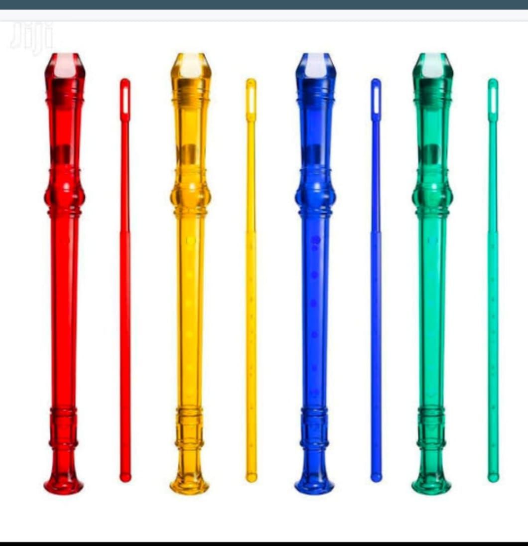 Plastic Recorder 6-Hole Mini Orchestra Musical Instrument - Perfect for Students, Beginners, and Kids