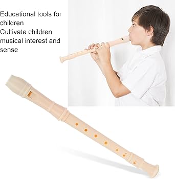 Yamaha YRS-23 Soprano Recorder Flute - German Fingering System in the Key of G - Durable Plastic Design for Students and Music Enthusiasts