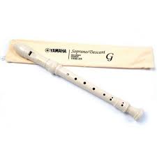 Yamaha YRS-23 Soprano Recorder Flute - German Fingering System in the Key of G - Durable Plastic Design for Students and Music Enthusiasts