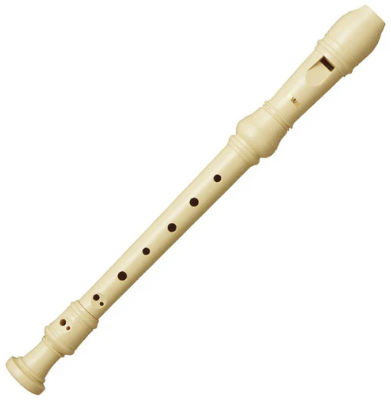 Yamaha YRS-23 Soprano Recorder Flute - German Fingering System in the Key of G - Durable Plastic Design for Students and Music Enthusiasts