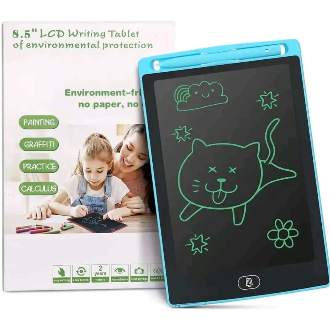 Smart 8.5-Inch LCD Writing Tablet for Kids & Adults – E-Note Pad, Doodle Board, Learning Gift with Smart Lock & Single-Tap Erase