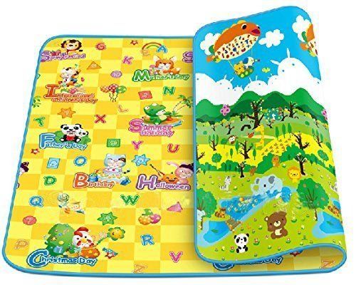 🧸 Baby Floor Mat – Soft, Safe & Fun Crawling and Play Mat for Babies & Toddlers (Foldable | Non-Slip | Waterproof | 120x180cm)
