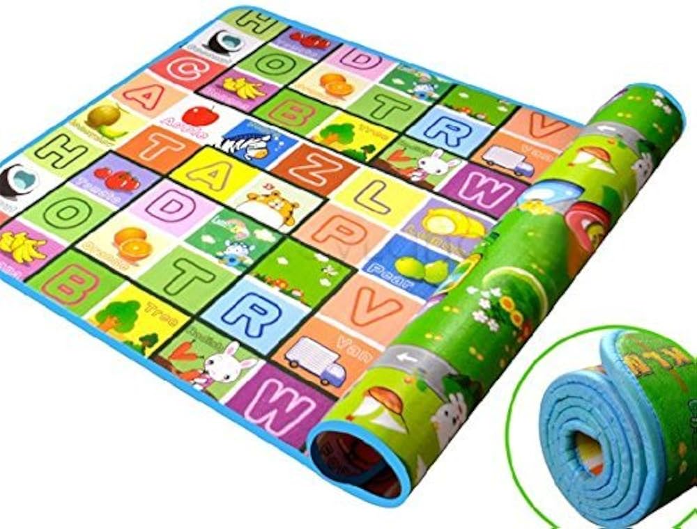 🧸 Baby Floor Mat – Soft, Safe & Fun Crawling and Play Mat for Babies & Toddlers (Foldable | Non-Slip | Waterproof | 120x180cm)