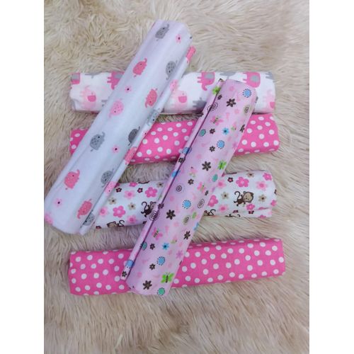 Fashion Newborn 🍼 Flannel / Receving Blanket 6 Pcs – Soft, Breathable & Skin-Friendly Baby Receiving Blanket (76 x 76 cm)