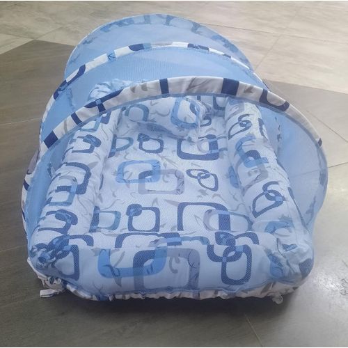 Generic Foldable Baby Nest & Co-Sleeper with Comfortable Pillow and Protective Mosquito Net – Portable Newborn Bed for Safe Sleeping and Travel