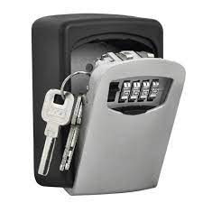 🔐 Outdoor Secure Key Lock Box – Large Wall-Mounted Key Safe with 12-Digit Code | Waterproof, Rustproof & Ultra-Robust for Home, Airbnb, Garage, or Office