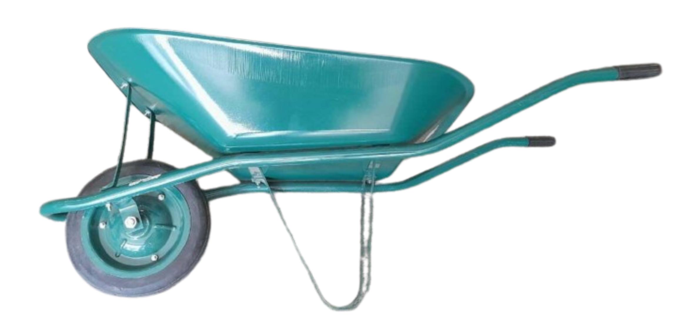 Heavy Duty Wheelbarrow / Rust Resistant Steel / Safe Handling for safety uses