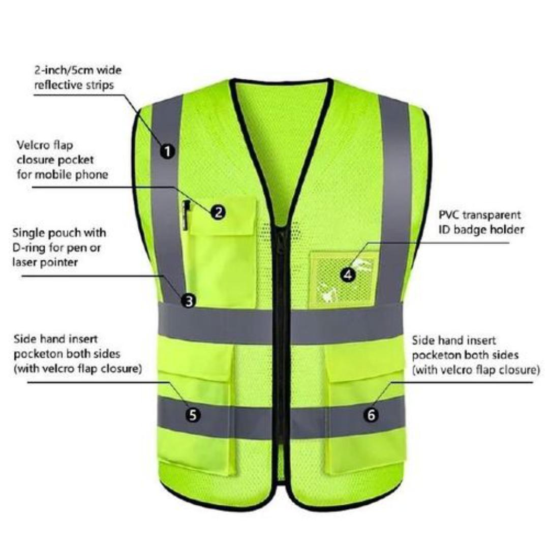 High quality Reflector jacket with pockets