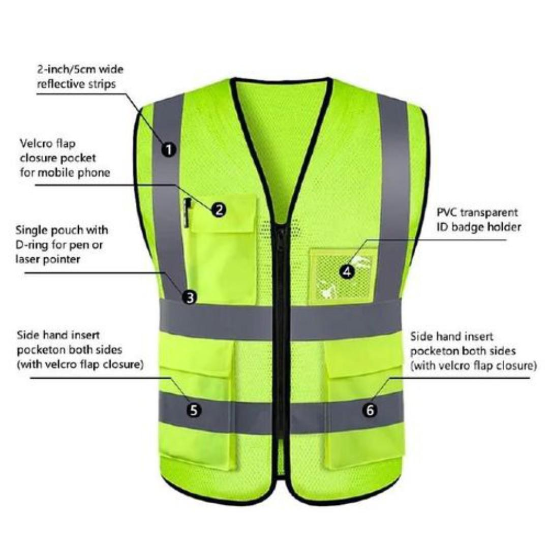 High quality Reflector jacket with pockets