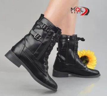 Ladies Low Heel Casual Long Women's Boots Plus Cotton Warm Zipper Round-Toe Winter Shoes Motorcycle Boots New Ankle Women