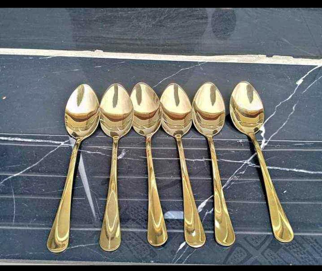 Golden spoons 6pcs expensive, gold table spoons can be considered an investment, as the value of gold tends to appreciate over time. They can be passed down as heirlooms and hold sentimental value for