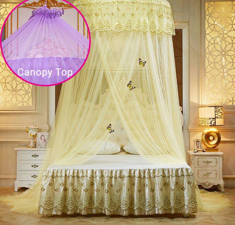 Elegant Conical Mosquito Net – Luxury Bed Canopy  Transform your bedroom into a cozy, mosquito-free haven with this Elegant Conical Mosquito Net.
Designed for both function and beauty, it provides ful
