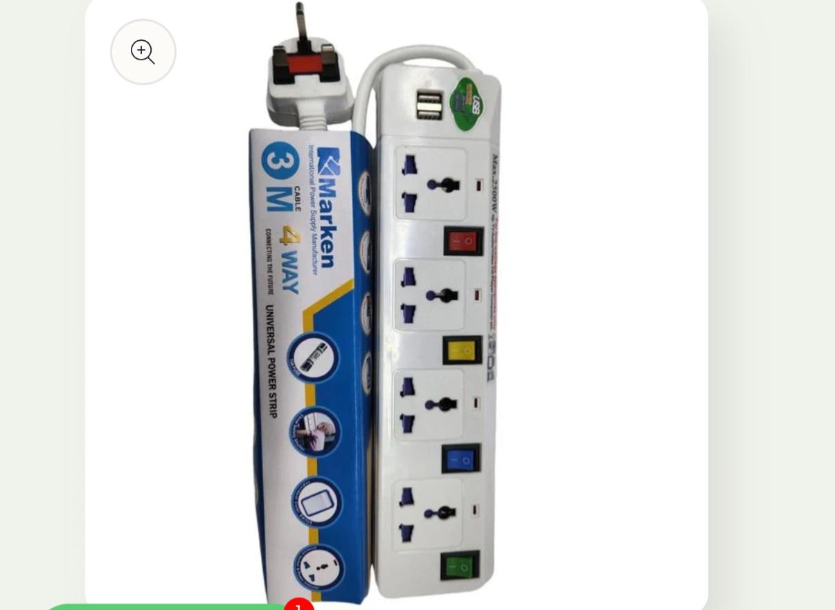 Marken Extension(4-Way) Made of heat-resistant hard ABS plastic, it can withstand overheating reducing risk of fire. And to sum it all, it also incorporates a surge protector and safety lock that prev