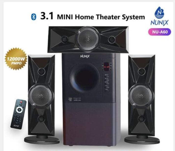 Nunix A60 3.1CH mini home theater system