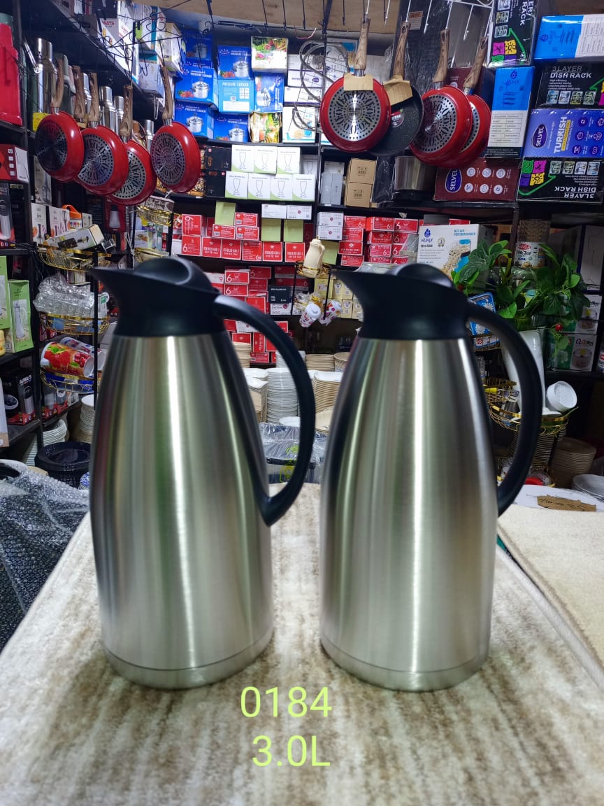 Always 3L Unbreakable Vacuum Thermos Flask   this flask you will be able to serve your guests with hot bevarage without worryibg iof keeing on to boil it every now and then. It maintains the test of y