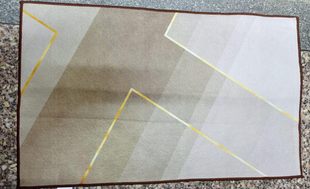 45 * 75 CM HIGH QUALITY 3D DOOR MAT  . Diatom mud material: Diatom mud floor mats contain diatomaceous earth, which has strong water absorption properties and can quickly absorb surface moisture. It d