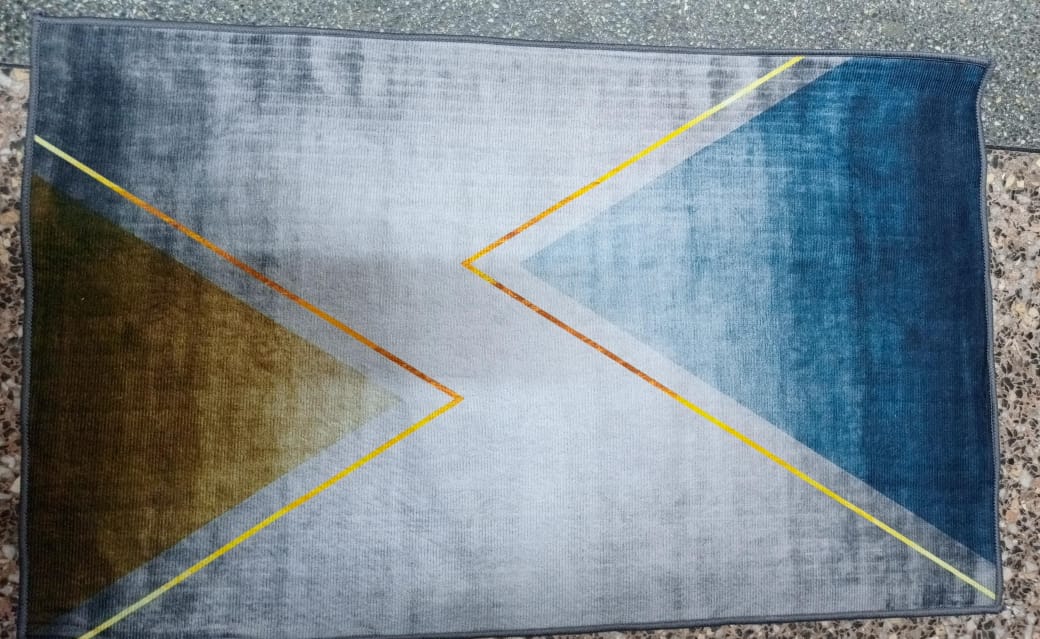 45 * 75 CM HIGH QUALITY 3D DOOR MAT  . Diatom mud material: Diatom mud floor mats contain diatomaceous earth, which has strong water absorption properties and can quickly absorb surface moisture. It d