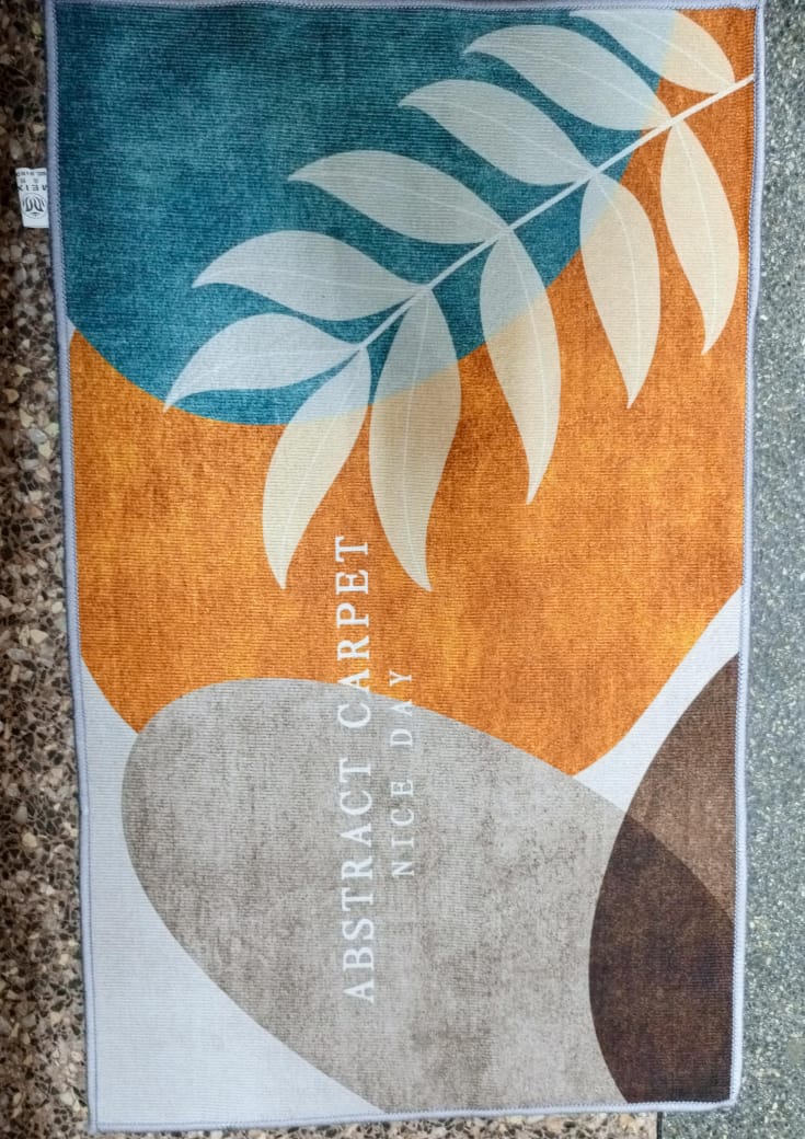 45 * 75 CM HIGH QUALITY 3D DOOR MAT  . Diatom mud material: Diatom mud floor mats contain diatomaceous earth, which has strong water absorption properties and can quickly absorb surface moisture. It d