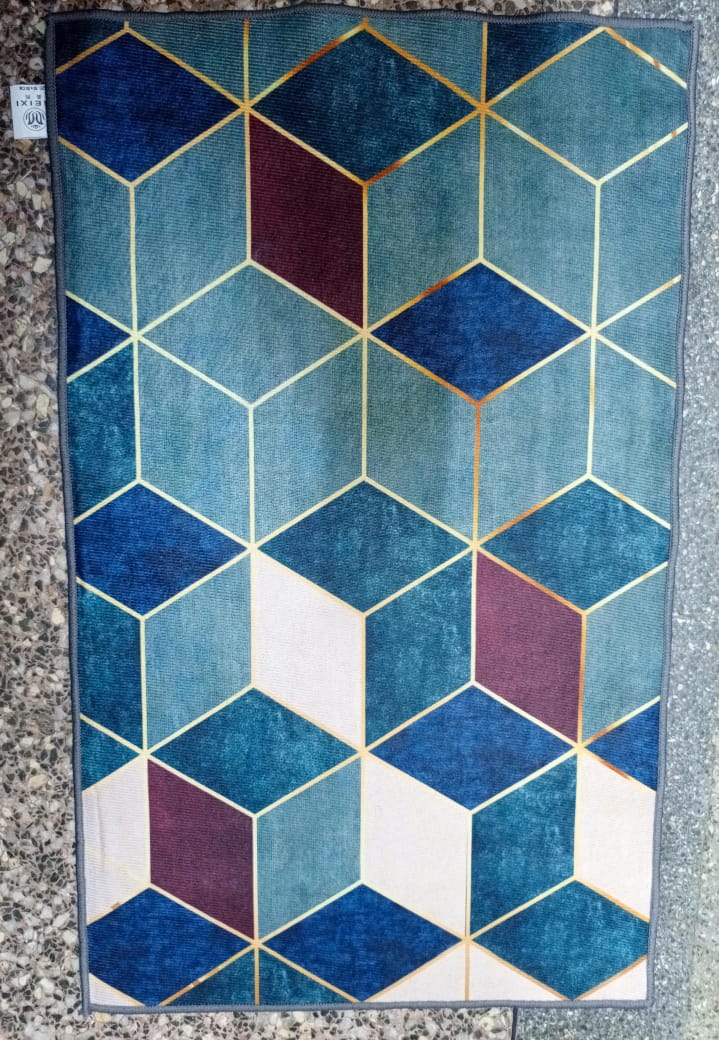 45 * 75 CM HIGH QUALITY 3D DOOR MAT  . Diatom mud material: Diatom mud floor mats contain diatomaceous earth, which has strong water absorption properties and can quickly absorb surface moisture. It d